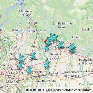Mappa Via Bedesco, 24039 Sotto il Monte Giovanni XXIII BG, Italia (14.11167)