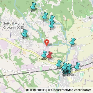 Mappa Via Bedesco, 24039 Sotto il Monte Giovanni XXIII BG, Italia (1.307)