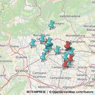 Mappa Strada del Confine, 36056 Cusinati , Italia (11.38588)