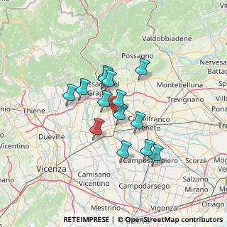 Mappa Strada del Confine, 36056 Cusinati , Italia (10.05857)