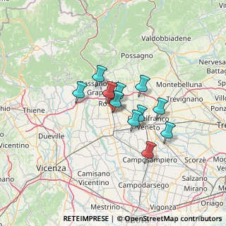 Mappa Strada del Confine, 36056 Cusinati , Italia (9.20636)