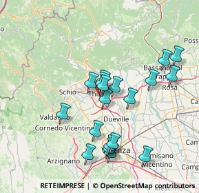 Mappa Via Meucci, 36016 Thiene VI, Italia (13.71474)