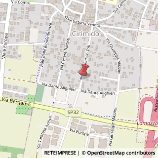 Mappa Via Enrico Toti, 103, 22070 Cirimido, Como (Lombardia)