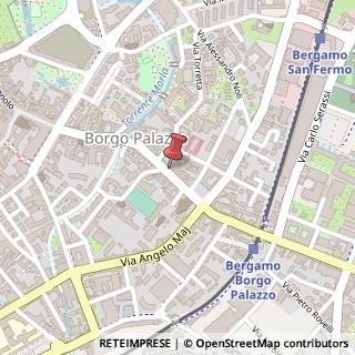 Mappa Via Borgo Palazzo, 46, 24125 Curno, Bergamo (Lombardia)