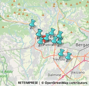 Mappa Via Bartolomeo Colleoni, 24036 Ponte San Pietro BG, Italia (2.18727)