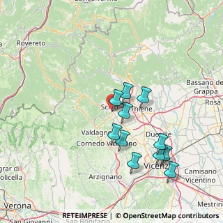 Mappa Via Beata Contessa Tagliapietra, 36015 Schio VI, Italia (13.95091)