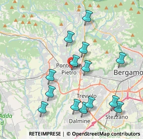Mappa Via Vittorio Emanuele II, 24036 Bergamo BG, Italia (4.10857)