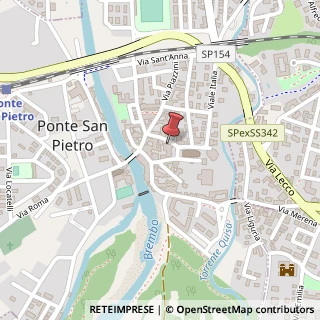 Mappa Via Don Antonio Begnis, 14, 24036 Ponte San Pietro BG, Italia, 24036 Ponte San Pietro, Bergamo (Lombardia)