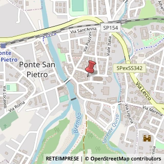 Mappa Largo 4 Novembre, 5, 24036 Ponte San Pietro, Bergamo (Lombardia)