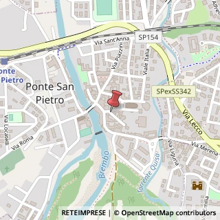 Mappa Largo 4 Novembre, 15, 24036 Ponte San Pietro, Bergamo (Lombardia)