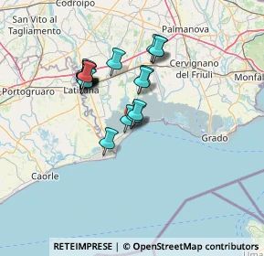 Mappa Localita' Punta Faro, 33054 Lignano Sabbiadoro UD, Italia (11.71)