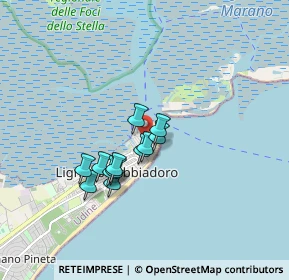 Mappa Localita' Punta Faro, 33054 Lignano Sabbiadoro UD, Italia (1.24917)