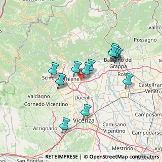 Mappa Via Aldo Moro, 36030 Sarcedo VI, Italia (12.54308)
