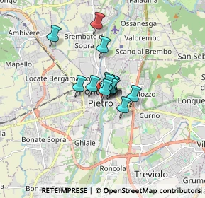 Mappa Via Caironi, 24036 Ponte San Pietro BG, Italia (0.82786)