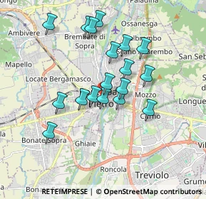 Mappa Via G. Battista Caironi, 24036 Ponte San Pietro BG, Italia (1.55)