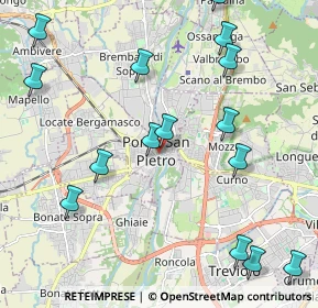 Mappa Via G. Battista Caironi, 24036 Ponte San Pietro BG, Italia (2.532)