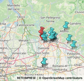 Mappa Via G. Battista Caironi, 24036 Ponte San Pietro BG, Italia (10.38571)