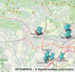 Mappa Via G. Battista Caironi, 24036 Ponte San Pietro BG, Italia (4.95083)