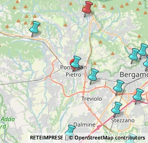 Mappa Via Caironi, 24036 Ponte San Pietro BG, Italia (5.8475)
