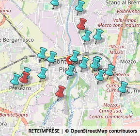 Mappa Via Caironi, 24036 Ponte San Pietro BG, Italia (0.956)