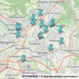 Mappa Via M. Buonarroti, 24020 Gorle BG, Italia (1.92733)