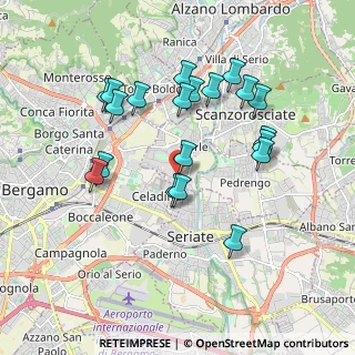 Mappa Via M. Buonarroti, 24020 Gorle BG, Italia (1.807)