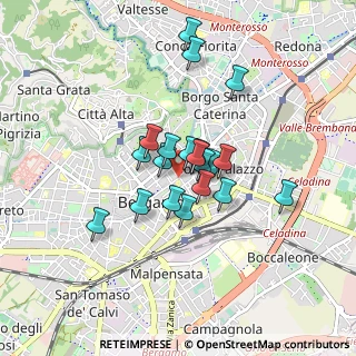 Mappa Via Tasso Torquato, 24121 Bergamo BG, Italia (0.617)