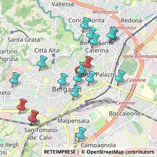 Mappa Via Tasso Torquato, 24121 Bergamo BG, Italia (1.05667)