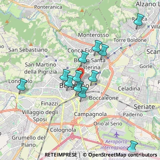 Mappa Via Torquato Tasso, 24121 Bergamo BG, Italia (1.75167)
