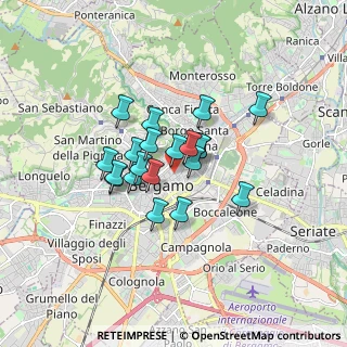 Mappa Via Torquato Tasso, 24121 Bergamo BG, Italia (1.155)