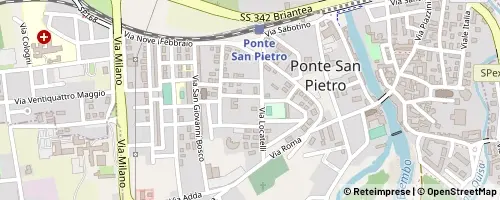 Mappa Ponte San Pietro