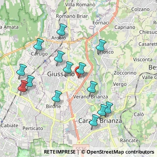 Mappa Via Monte S. Michele, 20833 Giussano MB, Italia (2.1)