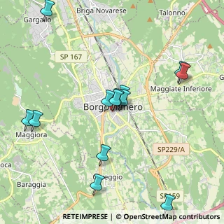 Mappa Via Cornice, 28021 Borgomanero NO, Italia (2.09385)