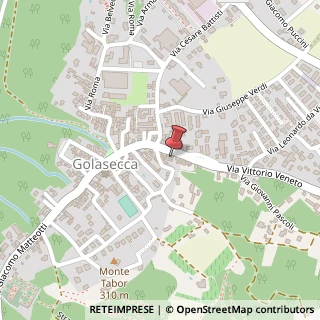 Mappa Via Vittorio Veneto, 33, 21010 Golasecca, Varese (Lombardia)