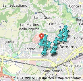 Mappa Via 24 Maggio, 24128 Bergamo BG, Italia (0.7805)