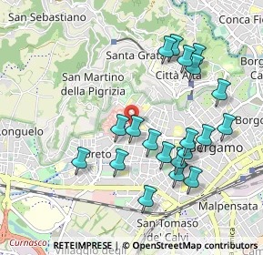 Mappa Via 24 Maggio, 24128 Bergamo BG, Italia (0.9645)