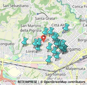 Mappa Via 24 Maggio, 24128 Bergamo BG, Italia (0.692)