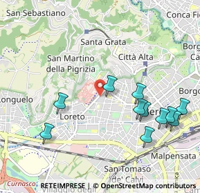 Mappa Via 24 Maggio, 24128 Bergamo BG, Italia (1.09455)