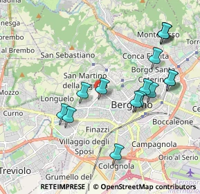 Mappa Via 24 Maggio, 24128 Bergamo BG, Italia (2.032)