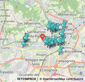 Mappa Via 24 Maggio, 24128 Bergamo BG, Italia (1.33944)