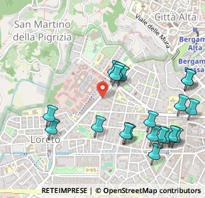 Mappa Via 24 Maggio, 24128 Bergamo BG, Italia (0.5645)