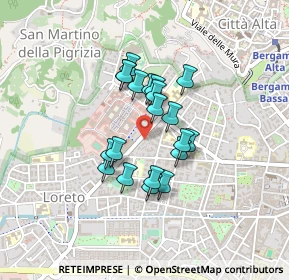 Mappa Via 24 Maggio, 24128 Bergamo BG, Italia (0.308)