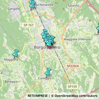 Mappa Via Palazzina, 28021 Borgomanero NO, Italia (1.95313)