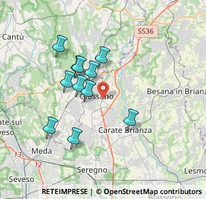 Mappa Via Nobile Bianchi, 20833 Giussano MB, Italia (3.00273)