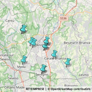 Mappa Via Nobile Bianchi, 20833 Giussano MB, Italia (3.5)