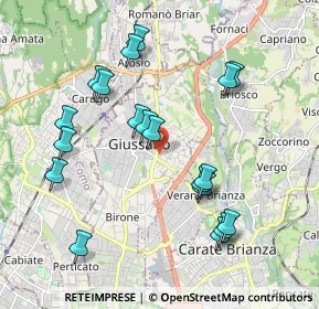 Mappa Via Nobile Bianchi, 20833 Giussano MB, Italia (1.99211)