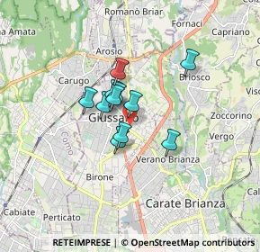 Mappa Via N. Bianchi, 20833 Giussano MB, Italia (1.03455)