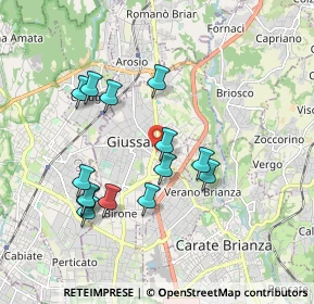 Mappa Via Nobile Bianchi, 20833 Giussano MB, Italia (1.74786)