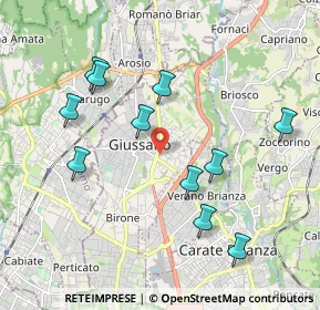 Mappa Via Nobile Bianchi, 20833 Giussano MB, Italia (1.99091)