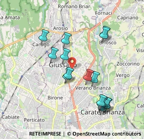 Mappa Via N. Bianchi, 20833 Giussano MB, Italia (1.89813)